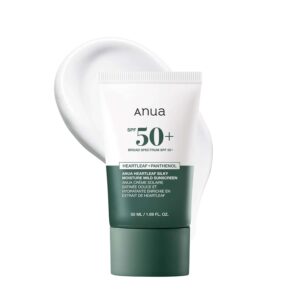 ANUA Heartleaf Silky Moisture Suncream 50ml