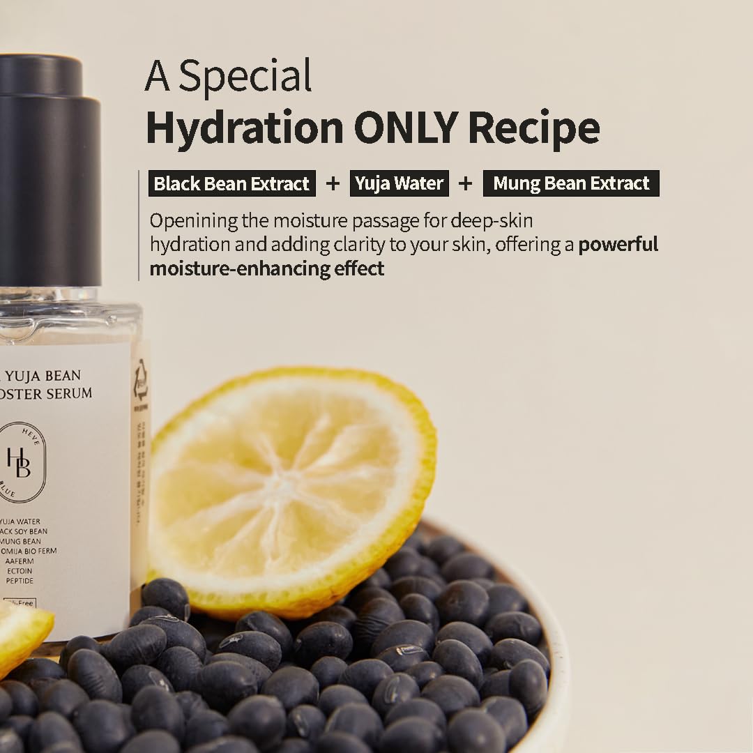 HEVEBLUE Black Yuja Bean Skin Booster Serum 42ml - Image 4