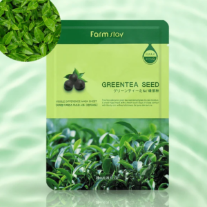 FARM STAY Visible Difference Mask Sheet Green Tea Seed 1each