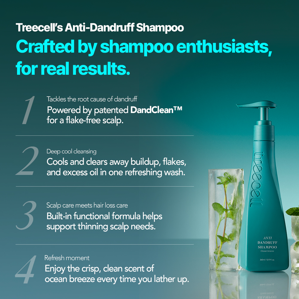 TREECELL Anti-dandruff Ocean Breeze Shampoo 120ml - Image 4
