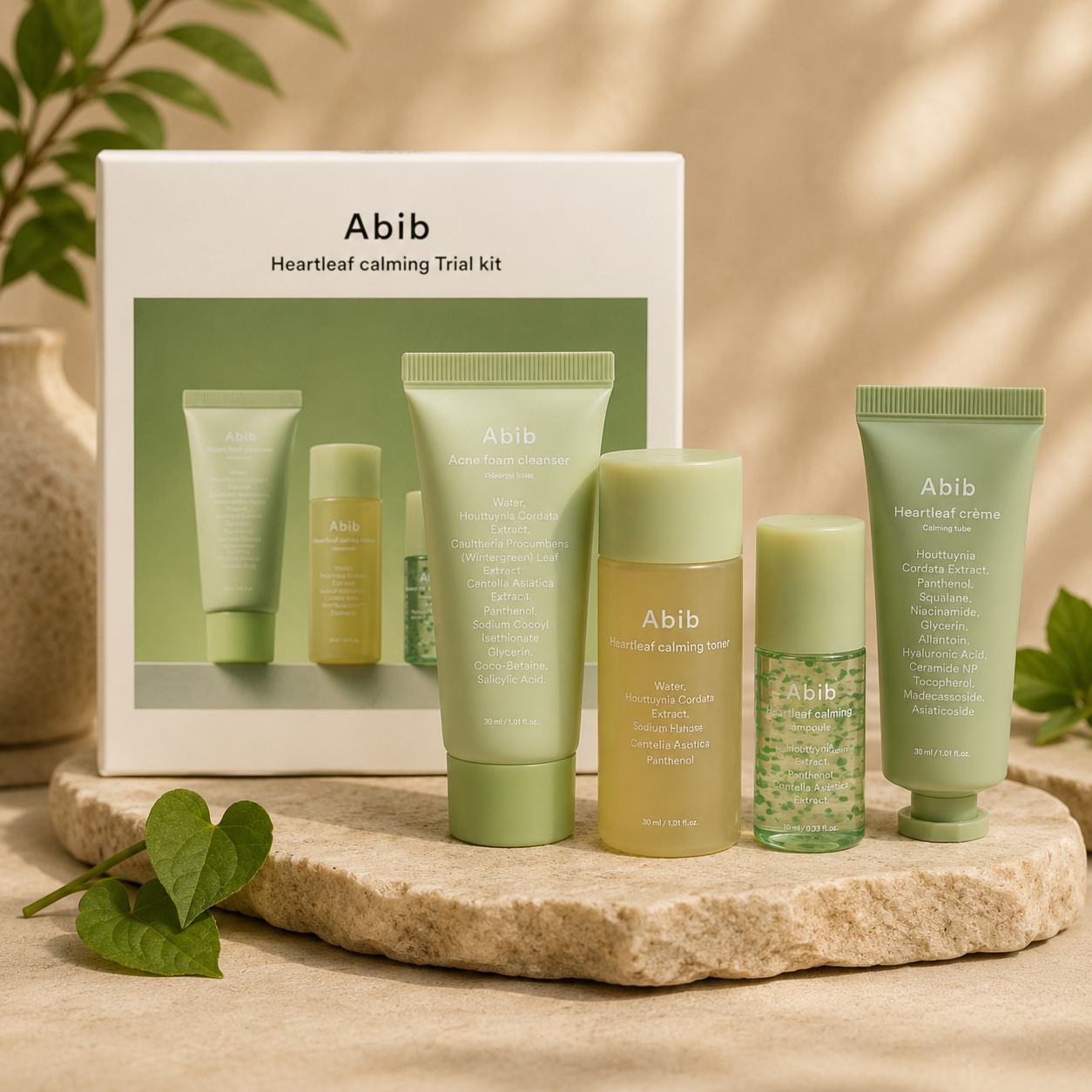 ABIB Heartleaf Calming Trial Kit 4 Piece - My Skin Rules