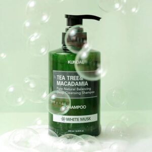 KUNDAL Tea Tree & Macadamia Deep Cleansing Shampoo White Musk 500ml