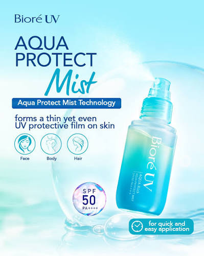 KAO BIORE UV Aqua Rich Aqua Protect Mist SPF50 PA++++ 60ml - Image 5